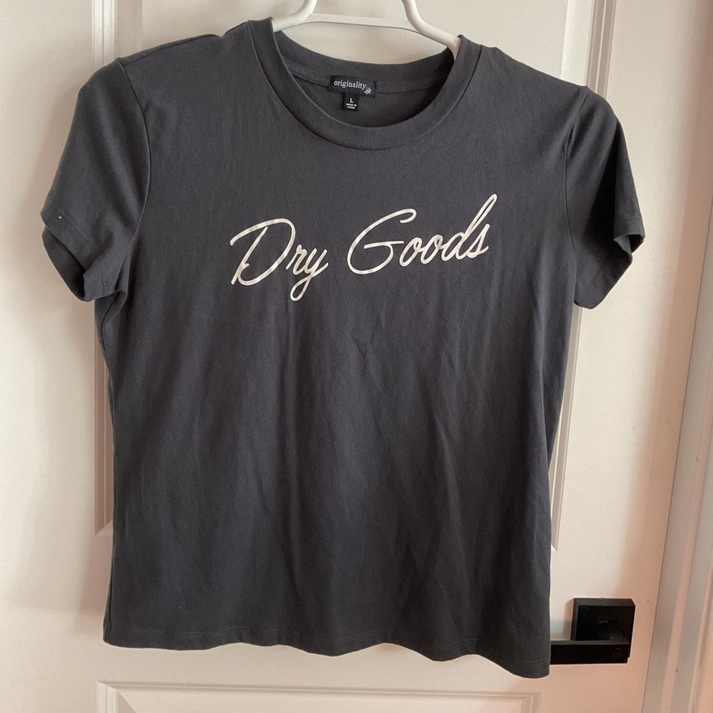 Originality - Dry Goods - Short Sleeve Crewneck Tee - Gray - Men’s Size Large